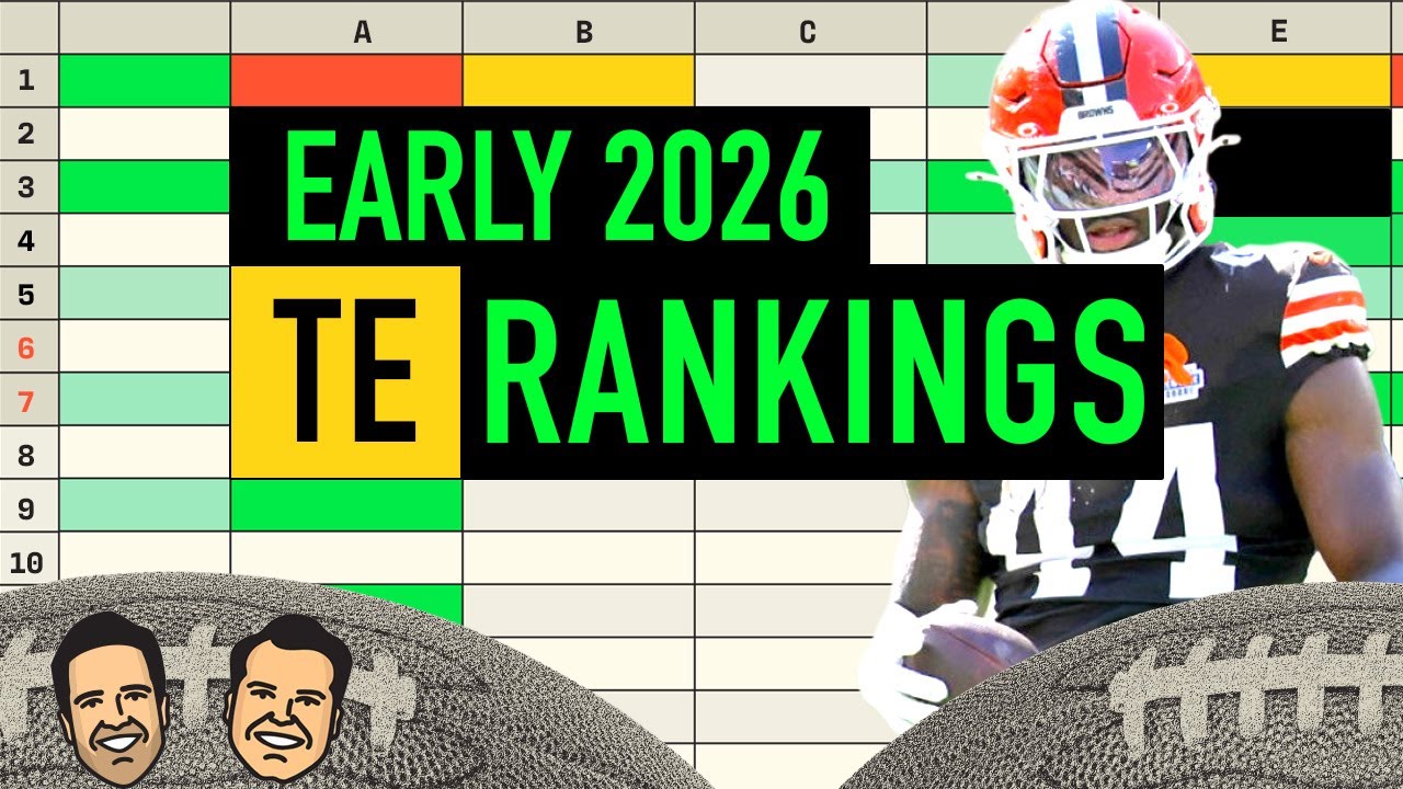 The Late-Round Fantasy Football Show: 2026 Way-Too-Early Tight End Rankings