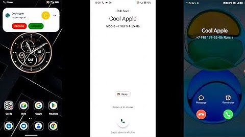 Oukitel WP23 & Honor  X9A & Google Pixel 4 screen recording calls / Incoming Calls