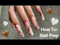 Nail Prep For Polygel Application + Best Marbling Technique | Safiya Jordan