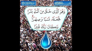 سوره الفرقان من الايه (1)الي الايه (40) تلاوه خاشعه تريح القلب والأعصاب💓😢👇