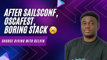 SDwK: After Sailsconf, OSCAFest, doing some boring things 🥱