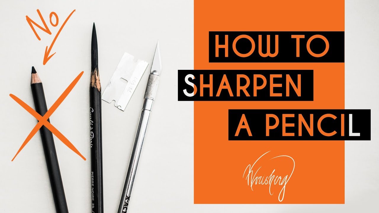 How To Sharpen A Pencil Graphite Conte Charcoal Pencil Or China Marker Pencil Markers Compressed Charcoal