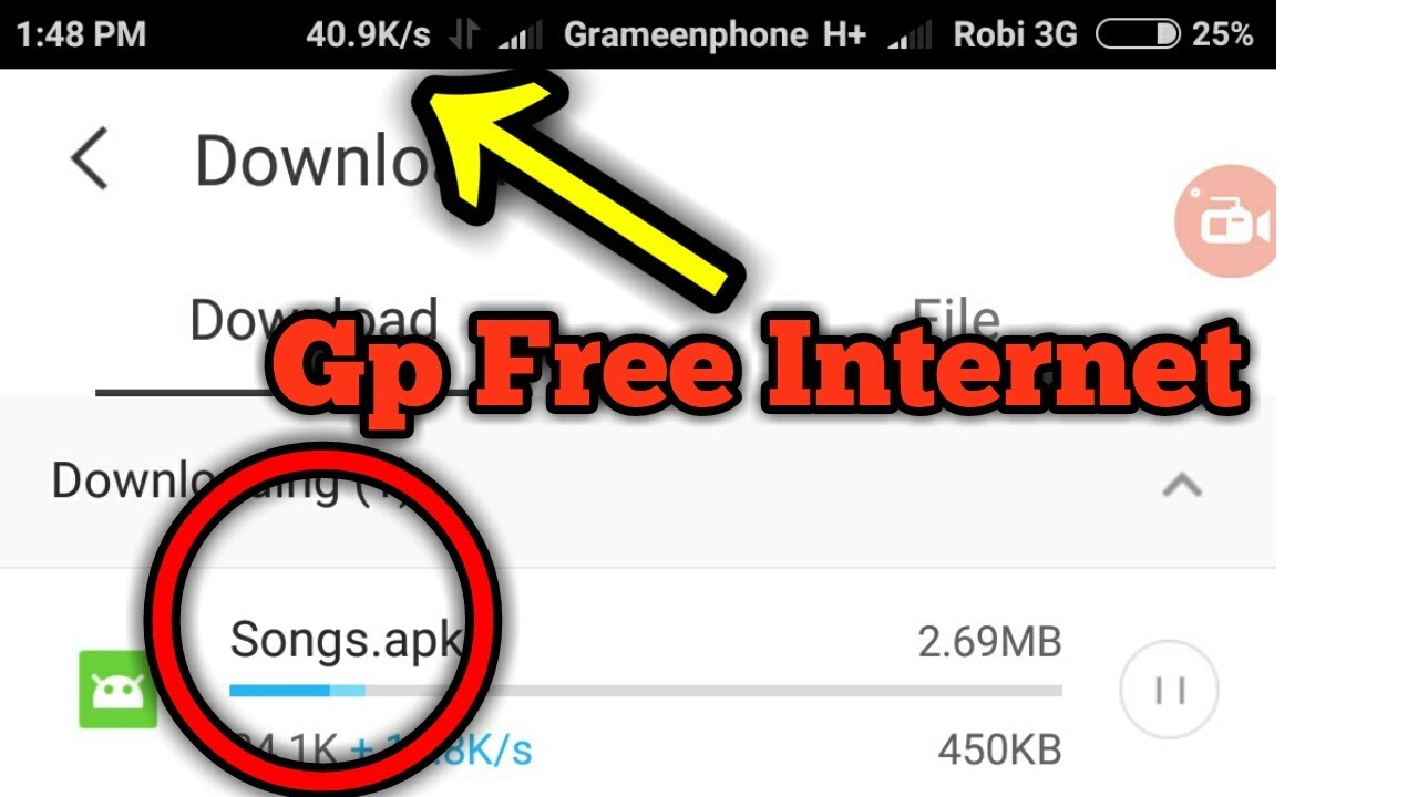Gp Free Internet [ 05-07-2017 ] 3G Free Internet 2MBPS Speed