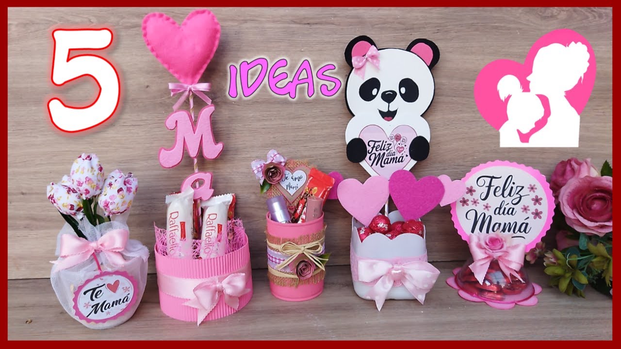 5 IDEAS PARA VENDER O REGALAR EN EL DÍA DE LAS MADRES - Crafts to sell or give away