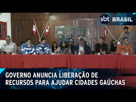 Video governo-anuncia-liberacao-de-recursos-para-ajudar-cidades-gauchas-sbt-brasil-11-05-24