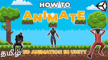 Animations in unity|Basics 2D|Part -2|3D -animation|Unity Tutorial In Tamil|#gameract2021