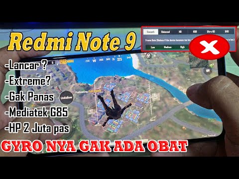 PUBG Mobile Test Redmi Note 9 Smooth Extreme Gyro Lancar  Hp Gila Termurah Lancar gak Panas