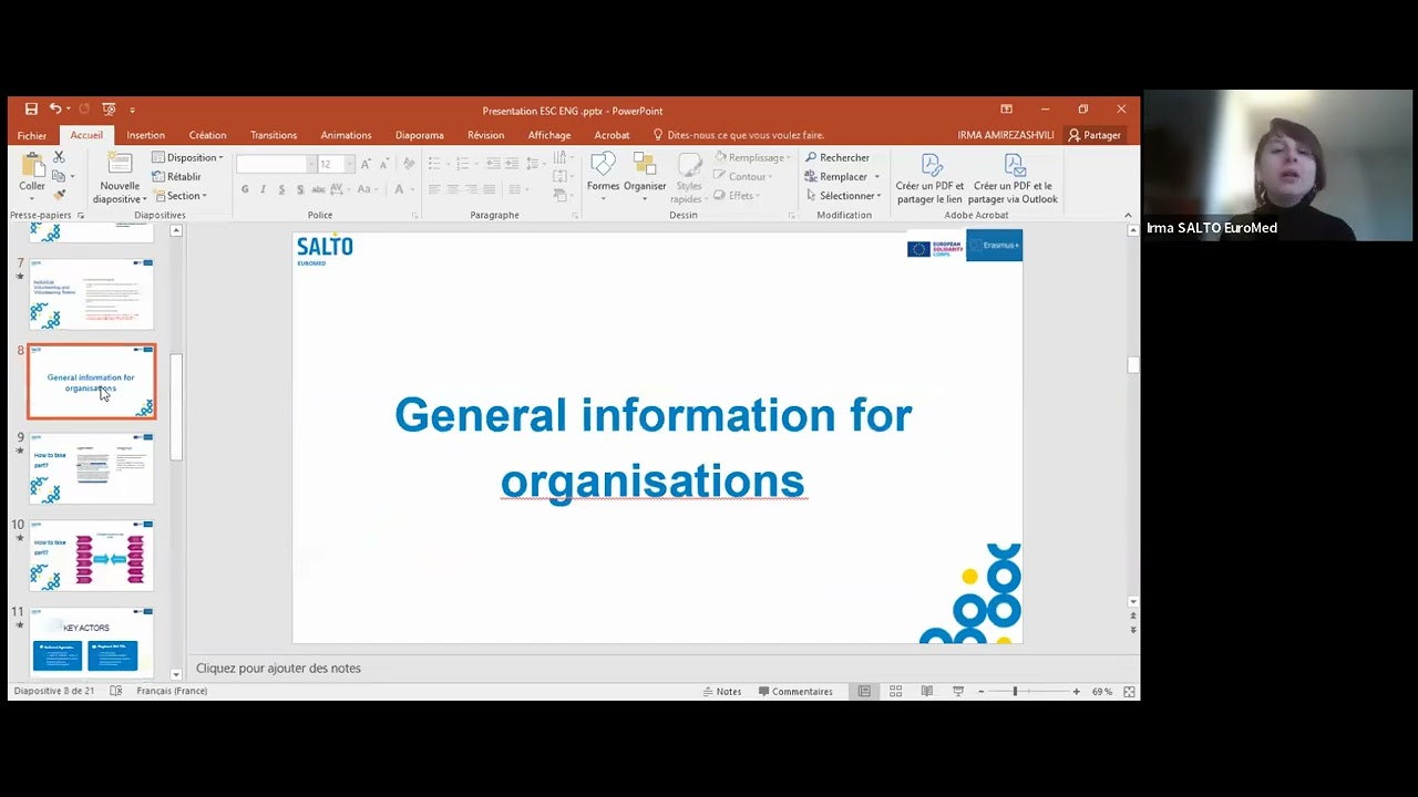 Info session on European Solidarity Corps by SALTO EuroMed