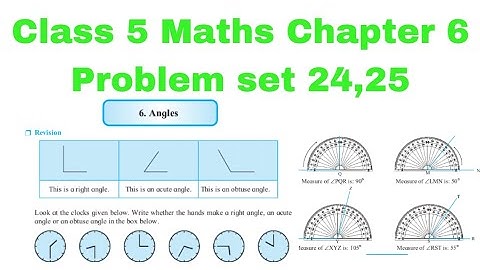 Class 5 Maths | Chapter 6 Problem set 24,25 | Maharashtra state board