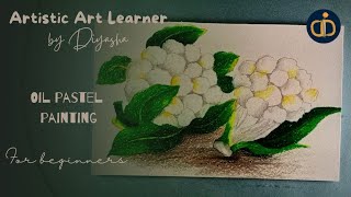 How To Draw Cauliflower With Oil Pastel Colour Easy Step By Step Tutorial For Beginners. EP-22