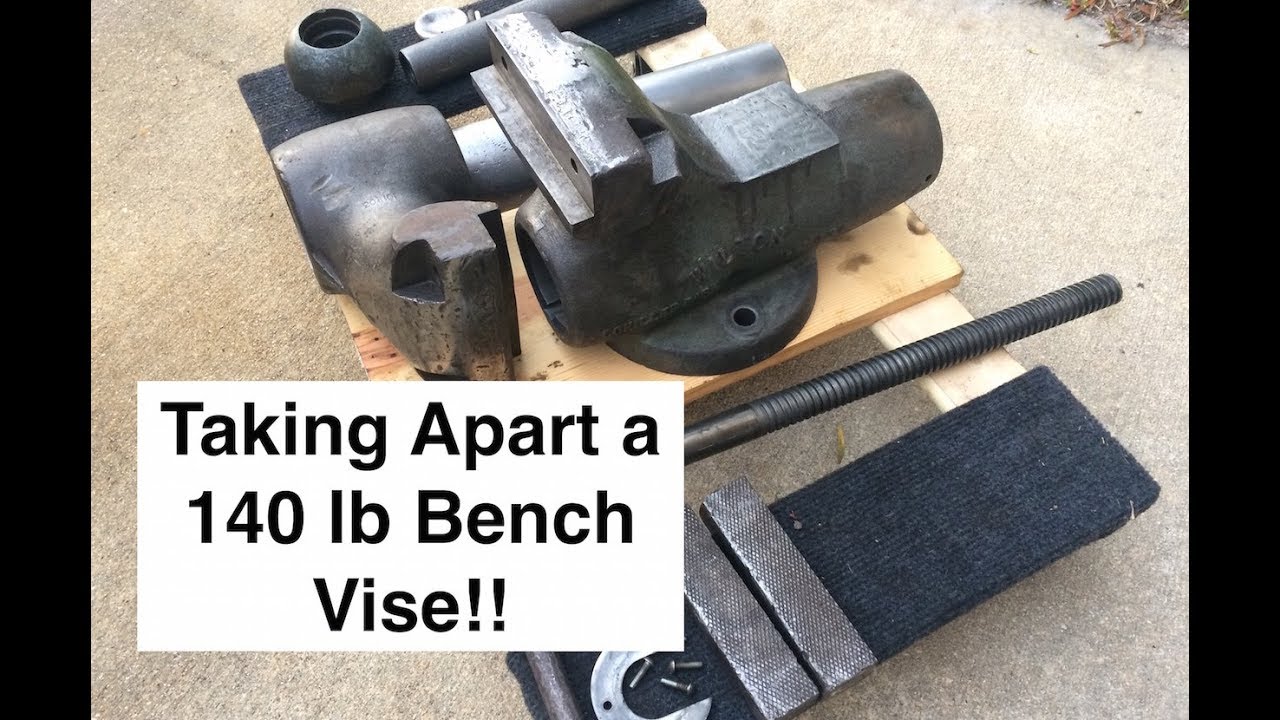 How to Disassemble a Bench Vise! Wilton Vise Restoration YouTube