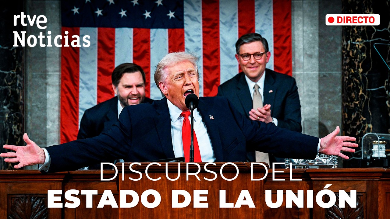 TRUMP: discurso sobre el ESTADO de la UNIÓN | RTVE Noticias