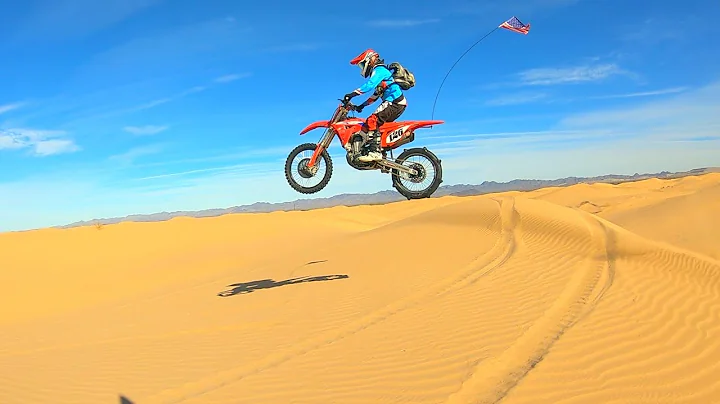Dirt Bike JUMPS & WHEELIES In Glamis Sand Dunes | DIRT BIKE DIARIES EP.125