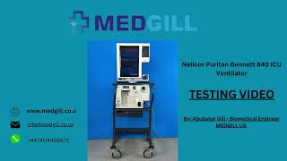 Nellcor Puritan Bennett 840 ICU Ventilator TESTING VIDEO
