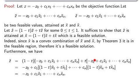 V3-33. Linear Programming. Convexity. Feasible values.