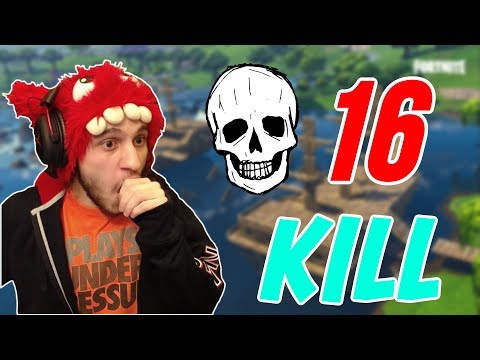 16 KILL !!! სასწაული GAMEPLAY !!! ( Fortnite Battle Royale ) - ქართულად [REDZERG]