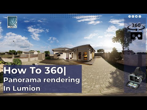 How to create 360 Panorama with Lumion | Tips and Tricks For VR