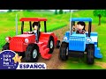 ¡Los Tractores en la Granja! - Canciones Infantiles | Dibujos Animados | @Little Baby Bum en Español