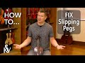 Fix Slipping Pegs on your violin (EASY)