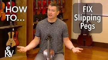 Fix Slipping Pegs on Your Violin (EASY)