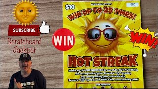 🔥 BOOM🔥HOT STREAK WISCONSIN LOTTO SCRATCH OFF TICKET WIN 🌞=💰