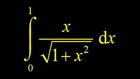 Definite integral x/sqrt(1+x^2) using the chain rule backwards vs. formal u-substitution.