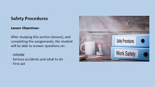 Workplace safety procedures