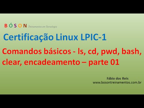 Comandos Básicos Linux 01 - bash, ls, cd, pwd, encadeamento, clear