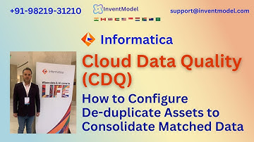 Informatica CDQ | How to Configure De-duplicate Assets to Consolidate Matched Data
