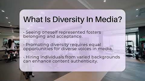 What Is Diversity In Media? - Inside Body Image