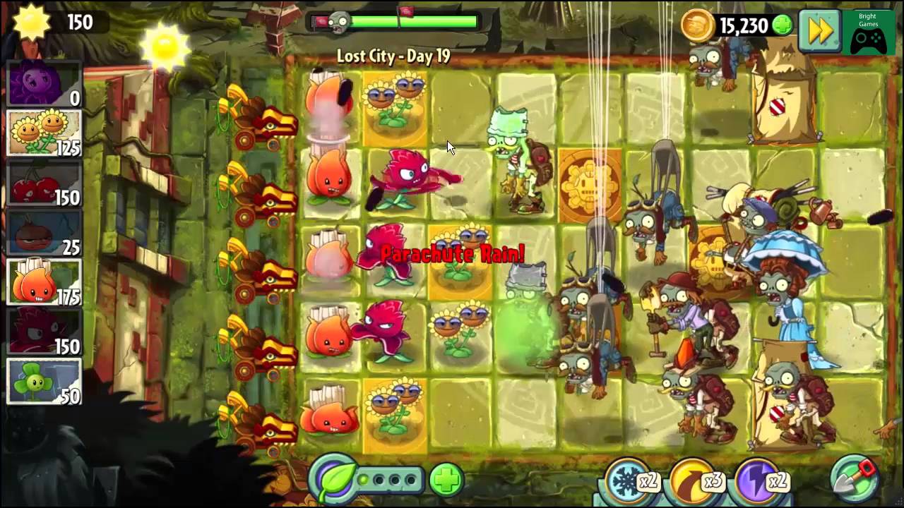 Lost City Day 20, Plants vs Zombies 2 Gameplay - YouTube