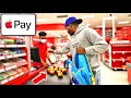 Asking Stores Do They Accept Apple Pay Then Paying With APPLES !!