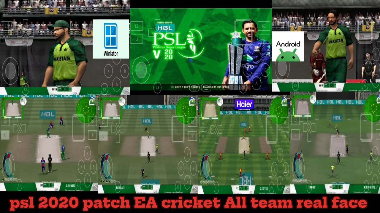 EA Cricket PSL 2020 Patch: All Teams with Real Faces - Full Match Gameplay!
