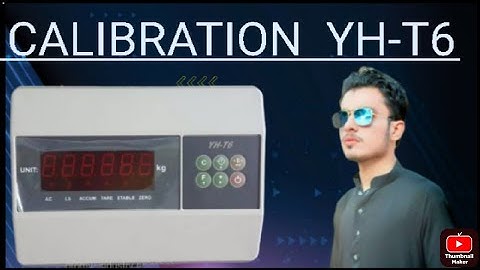 Calibration weight Scales | How to calibration YH- T6 | 500 kg kanta calibration