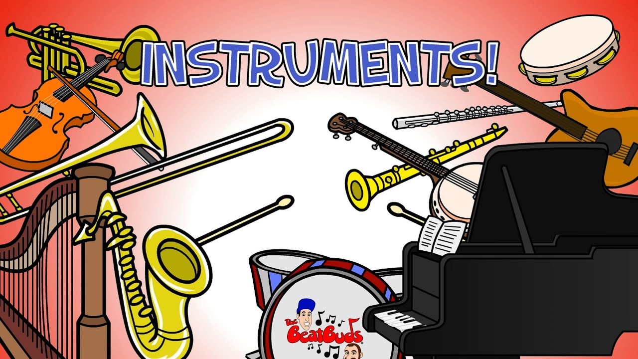  INSTRUMENTS NAMES AND SOUNDS by The Brilliant Kid - YouTube 