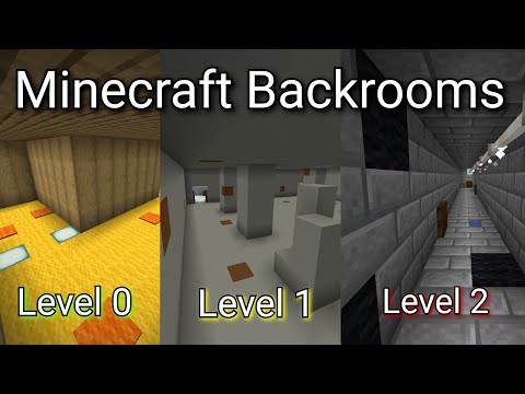 minecraft — Backrooms: Level 1; Part 2 Level 0 Level 1;Pt1