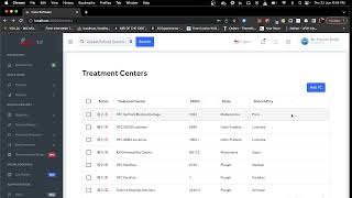 (Create Treatment Center) - iCare Application  Comprehensive Blood Disorder Registry with Analytics screenshot 1