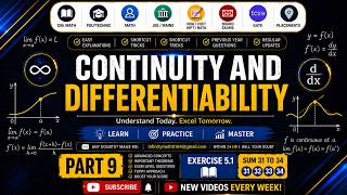EXERCISE 5.1 SUM 31 TO 34 CLASS 12 CBSE MATHS | CONTINUITY AND DIFFERENTIABILITY | PART 9