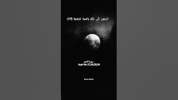 Surat No 89 : سورة الفجر - Ayat No 27,28,29,30