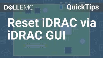 iDRAC: How to Soft Reset Via iDRAC GUI QuickTips