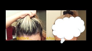 L'OREAL CREME EXCELLENCE 8.1 LIGHT ASH BLONDE DEMO ON BROWN HAIR &  GREY HAIR COVERAGE