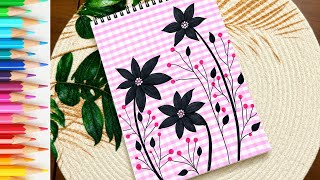 Easy Flower Doodle Drawing 🌸 | Beautiful Floral Design | Step by Step Drawing