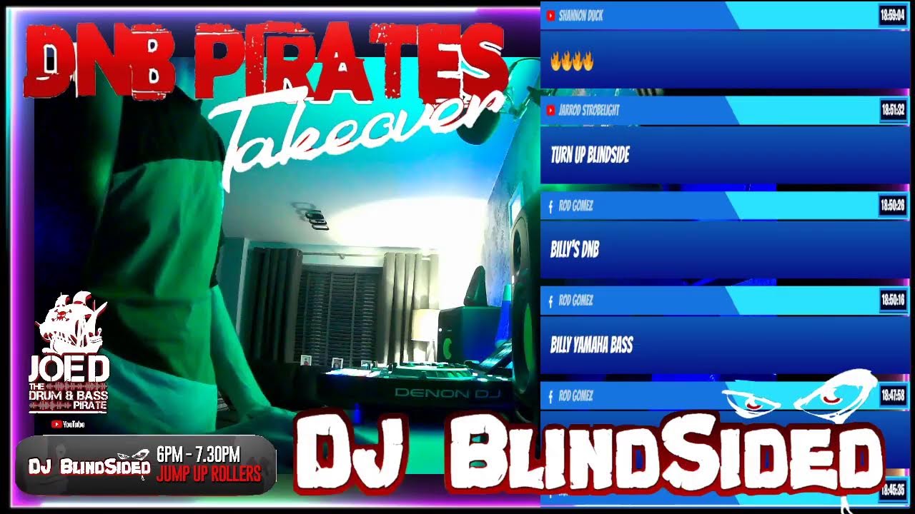 BlindSided - DnB Pirates Takeover - 10/03/22 - live