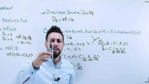 14.6 Directional derivative and gradient | Anas Abu Zahra