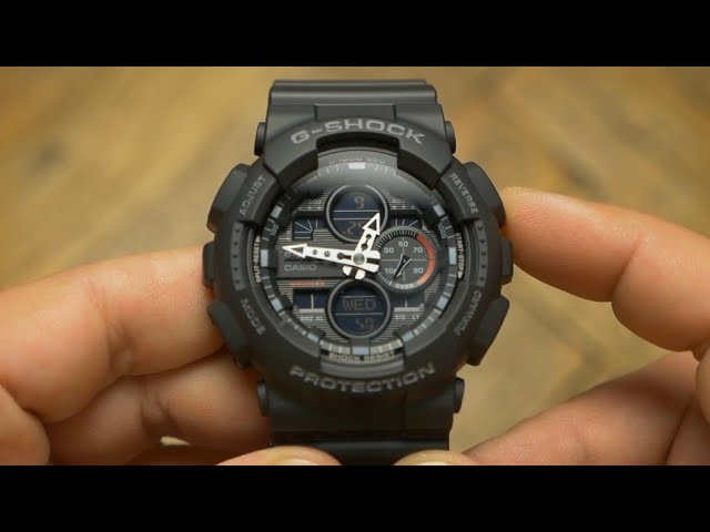 GA-140 G-Shock review - Xtra-large analog digital - YouTube