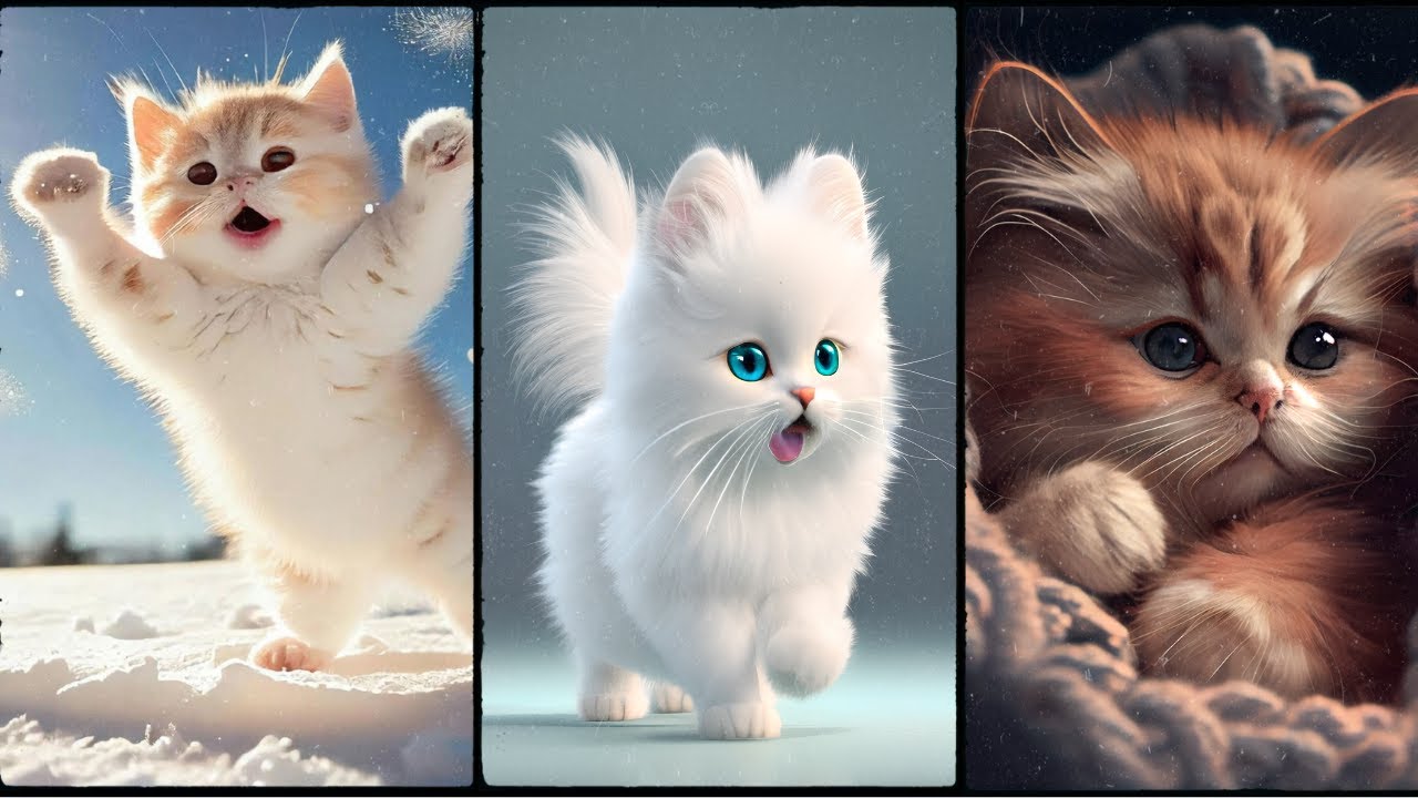 Cute and Funny Cat VIDEOS Compilation #1 | DAILY5MIN - YouTube