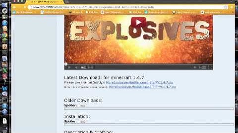 How to install More Explosives Mod 1.4.7 MAC