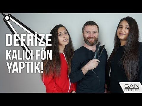 SAÇLARI KALICI DÜMDÜZ YAPMAK! ( Defrize, Kalıcı Fön )