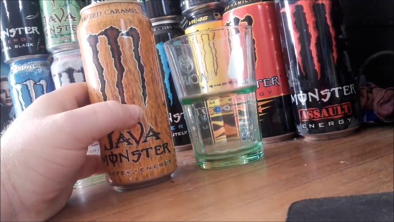 Java Monster - Salted Caramel - YouTube