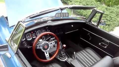 1973 MGB Video of Engine Running